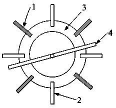 Apparatus for balancing aircraft by utilizing fixed spoilers