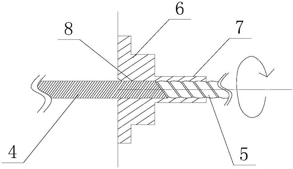 FRP(fiberglass reinforced plastic) anchor rod capable of bearing high pretightening force and manufacture method thereof