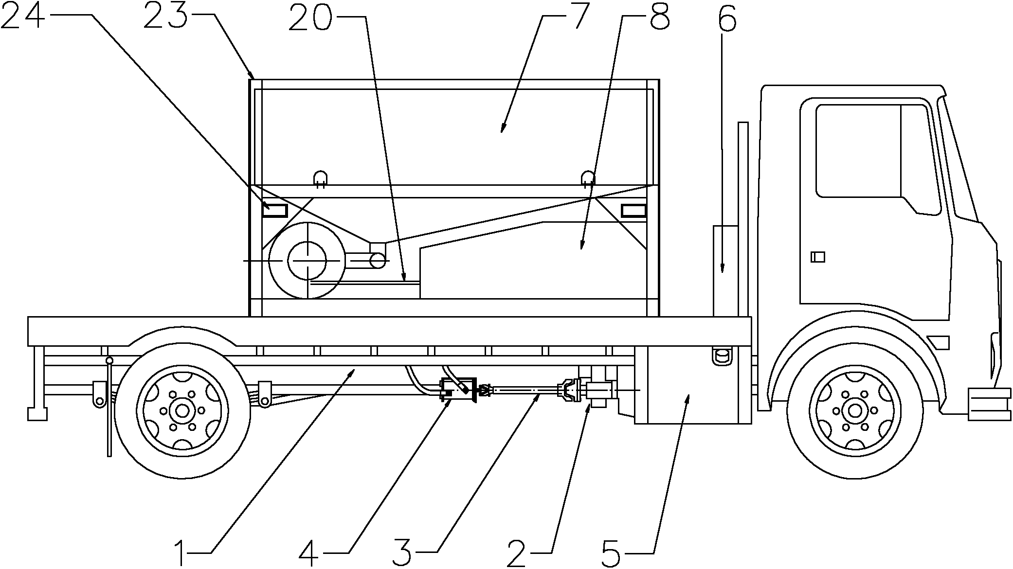 Special vehicle for filling strip mine bulk emulsifying bases