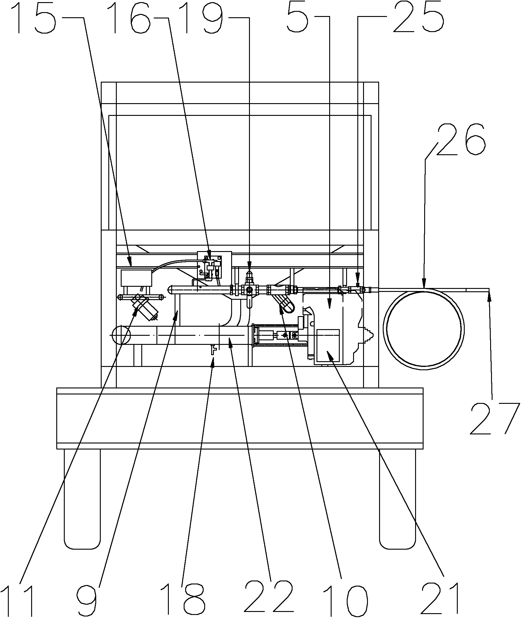 Special vehicle for filling strip mine bulk emulsifying bases