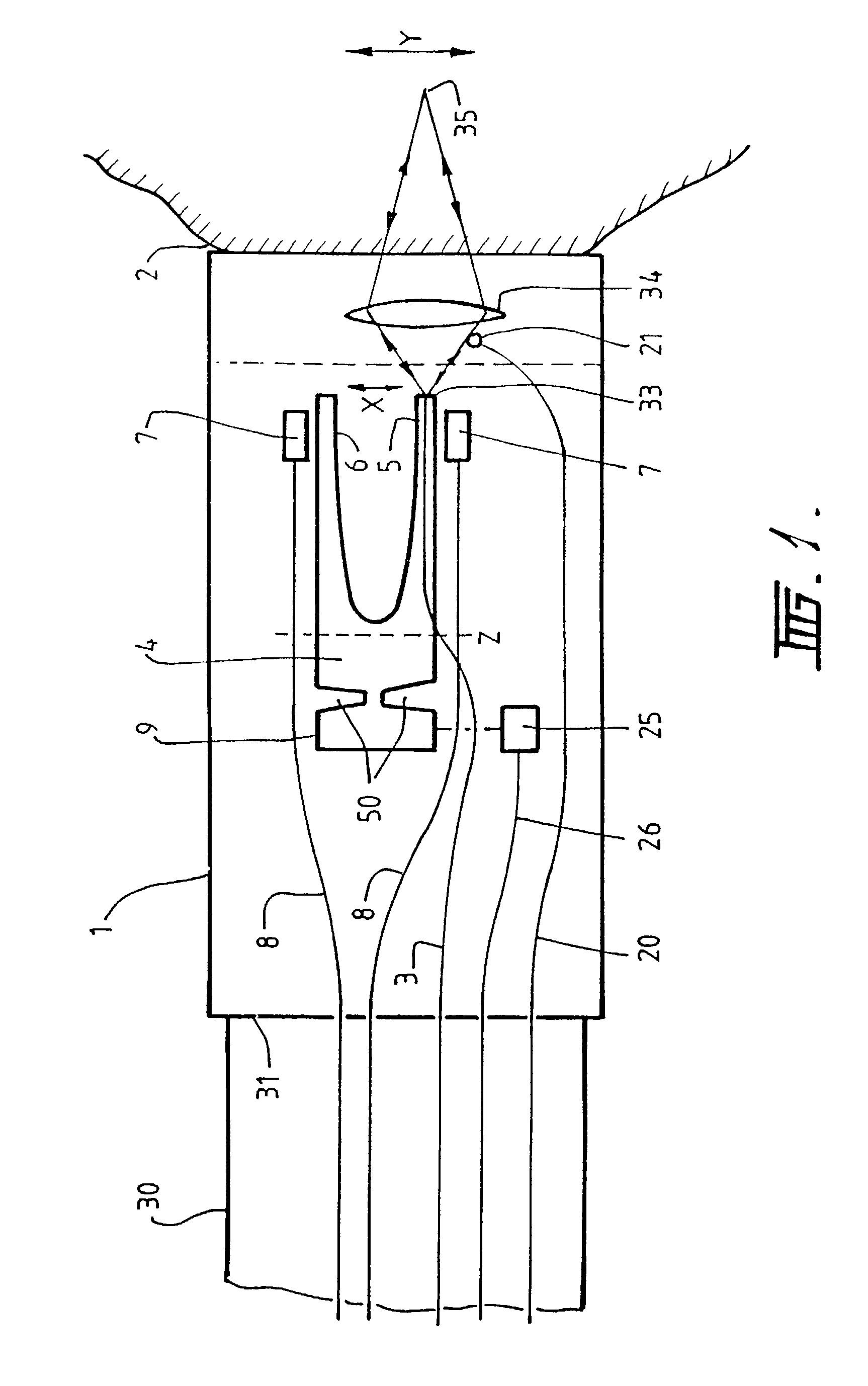 Scanning microscope with miniature head