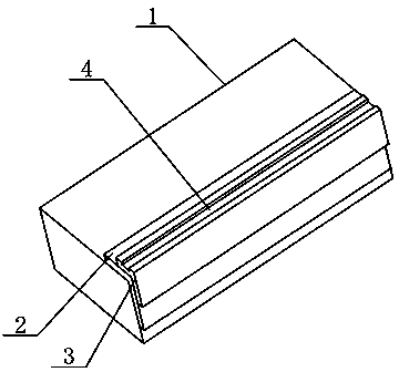 Staircase step plate with corners protected