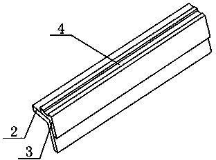 Staircase step plate with corners protected