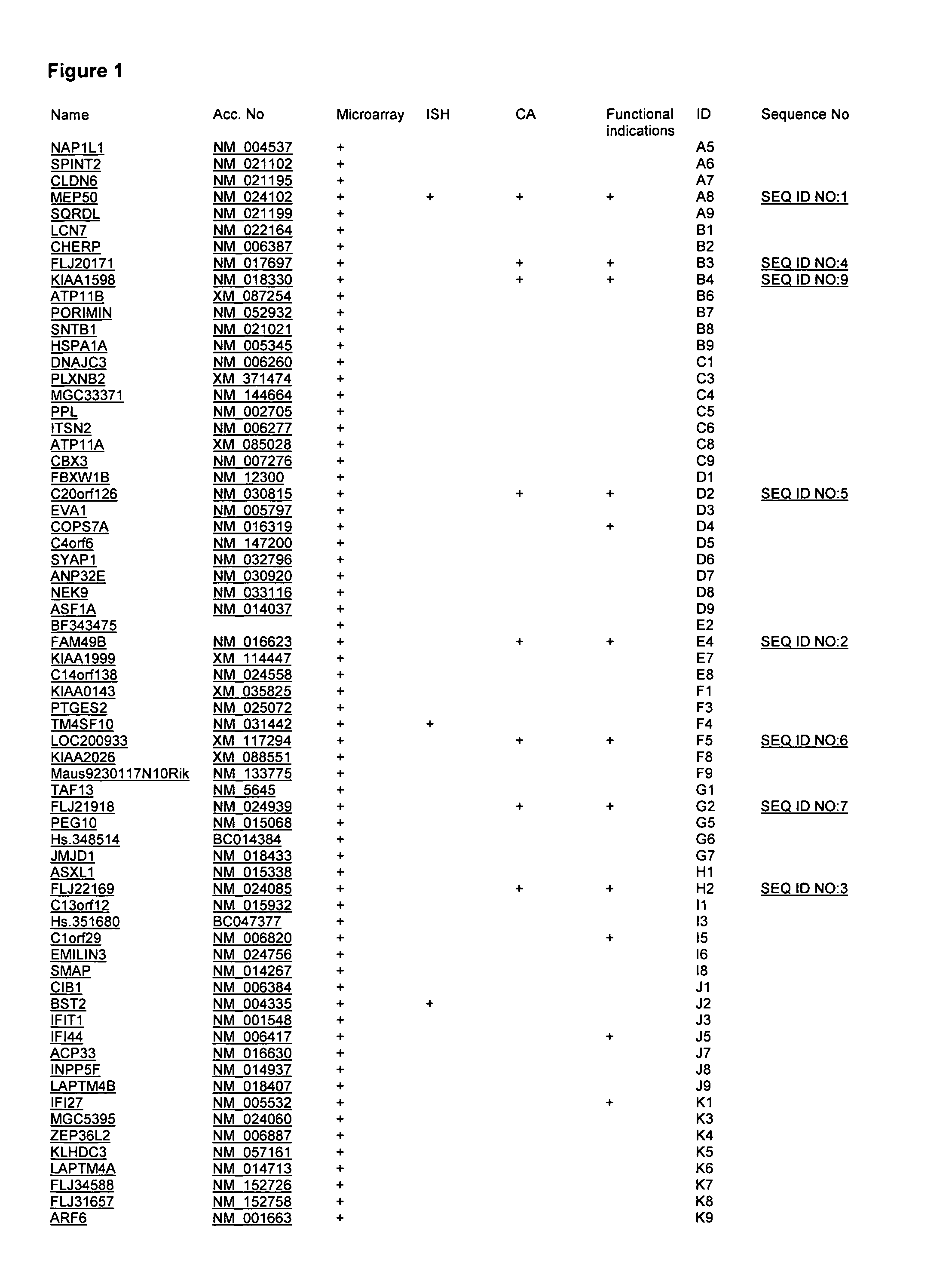 Identification of Human Gene Sequences of Cancer Antigens Expressed in Metastatic Carcinoma Involved in Metastasis Formation, and Their Use in Cancer Diagnosis, Prognosis and Therapy