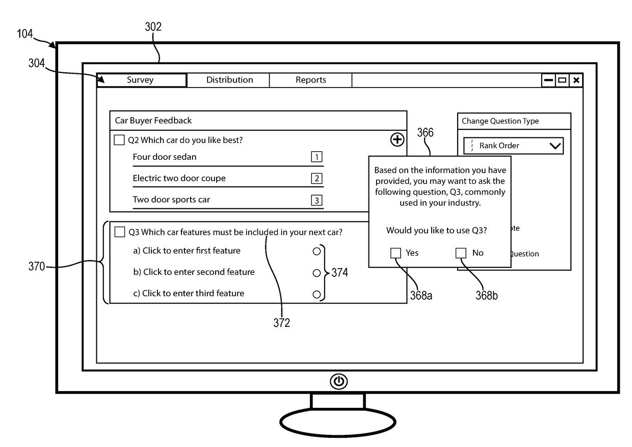 Guiding creation of an electronic survey