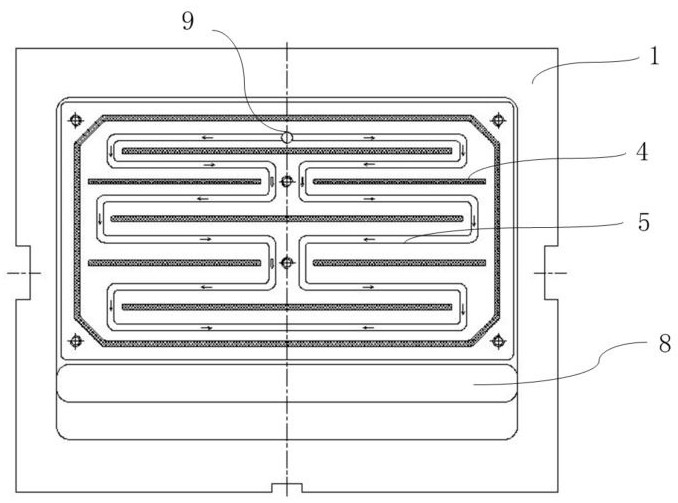 Side mold and hub low-temperature casting mold