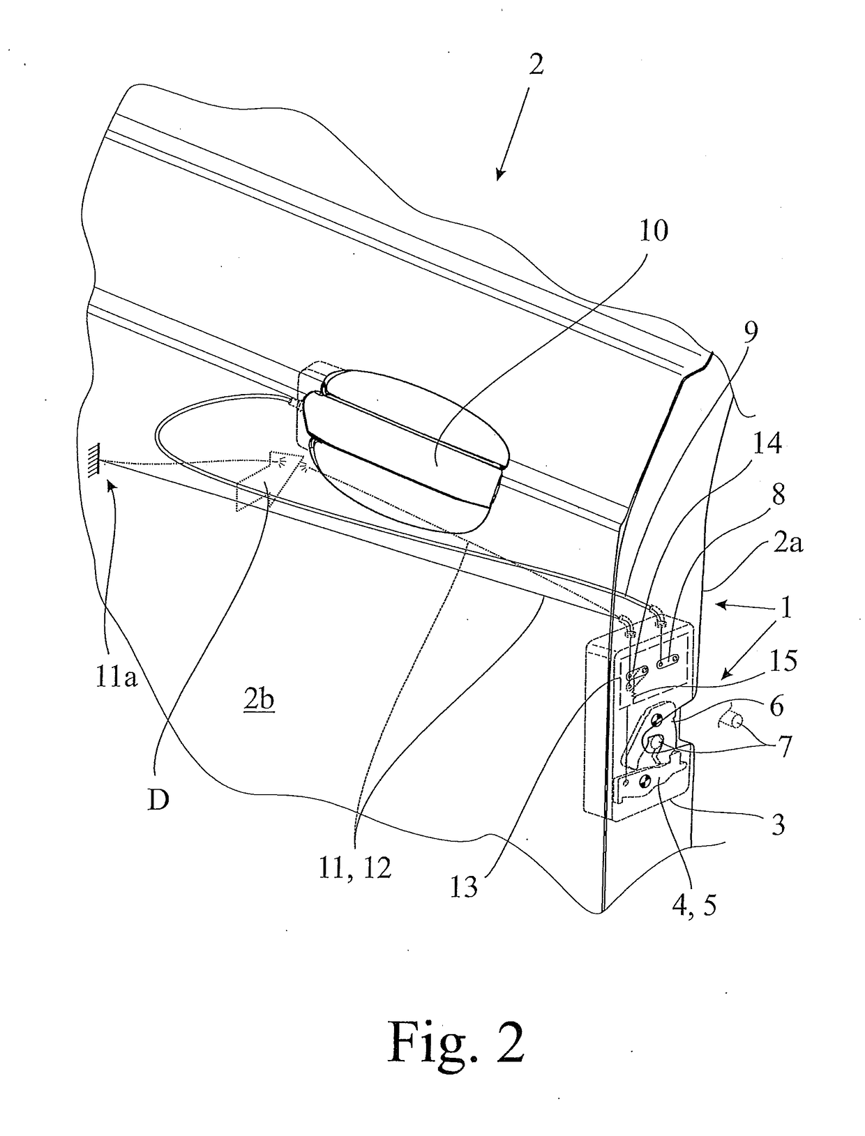 Motor vehicle lock arrangement