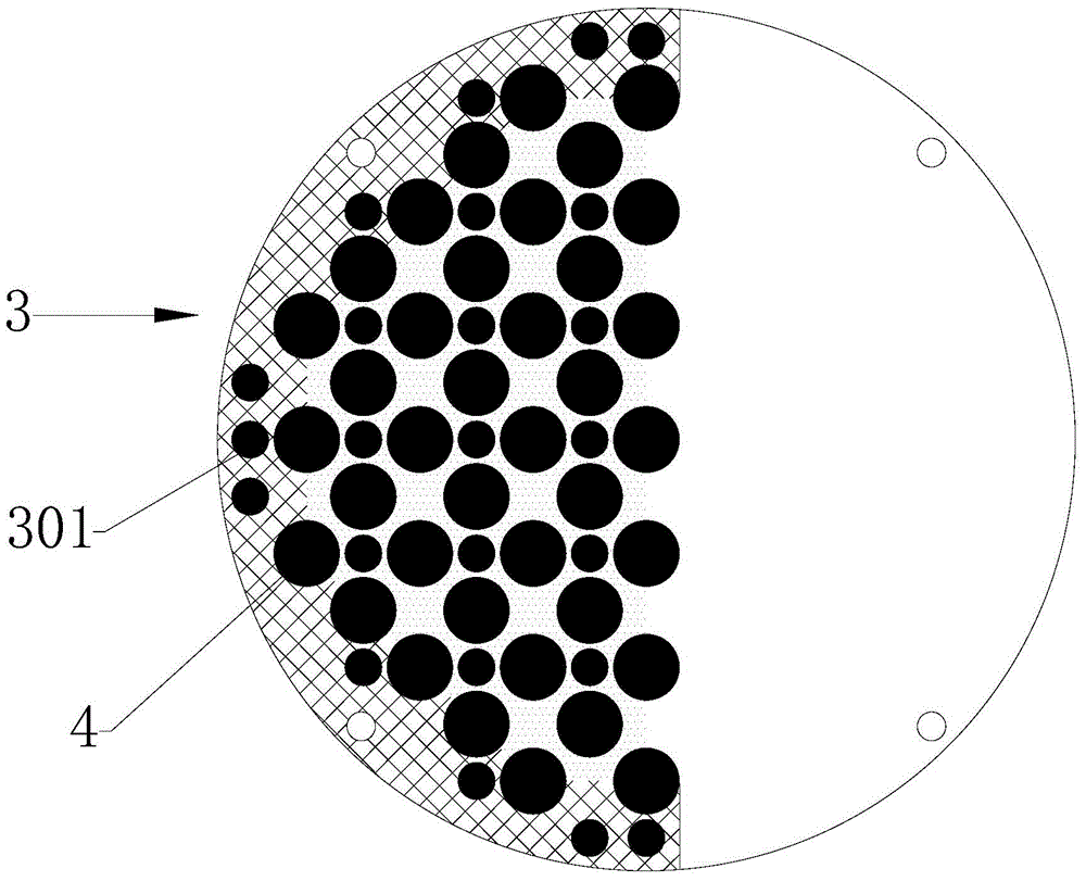 Pressure vessel and method for simulating upper chamber droplet entrainment of nuclear reactor