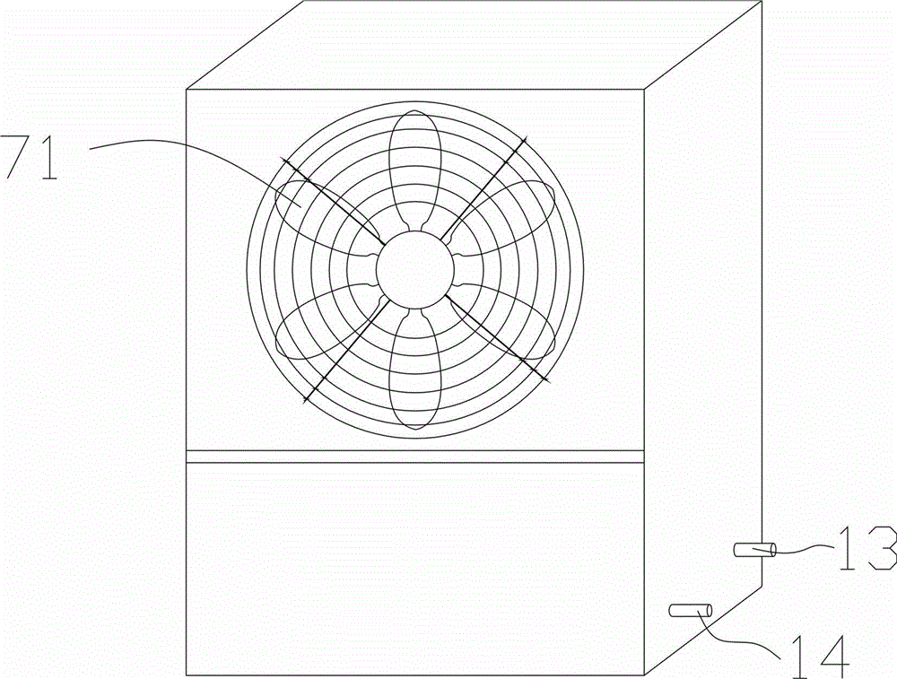 Transformer superconducting tube air-cooled heat exchanger