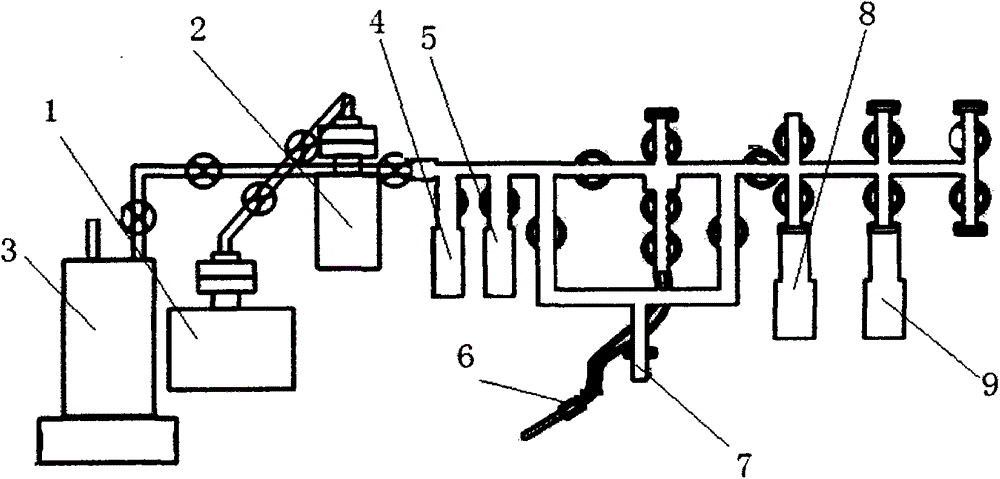 Determination method and apparatus for noble gas isotope in crude oil