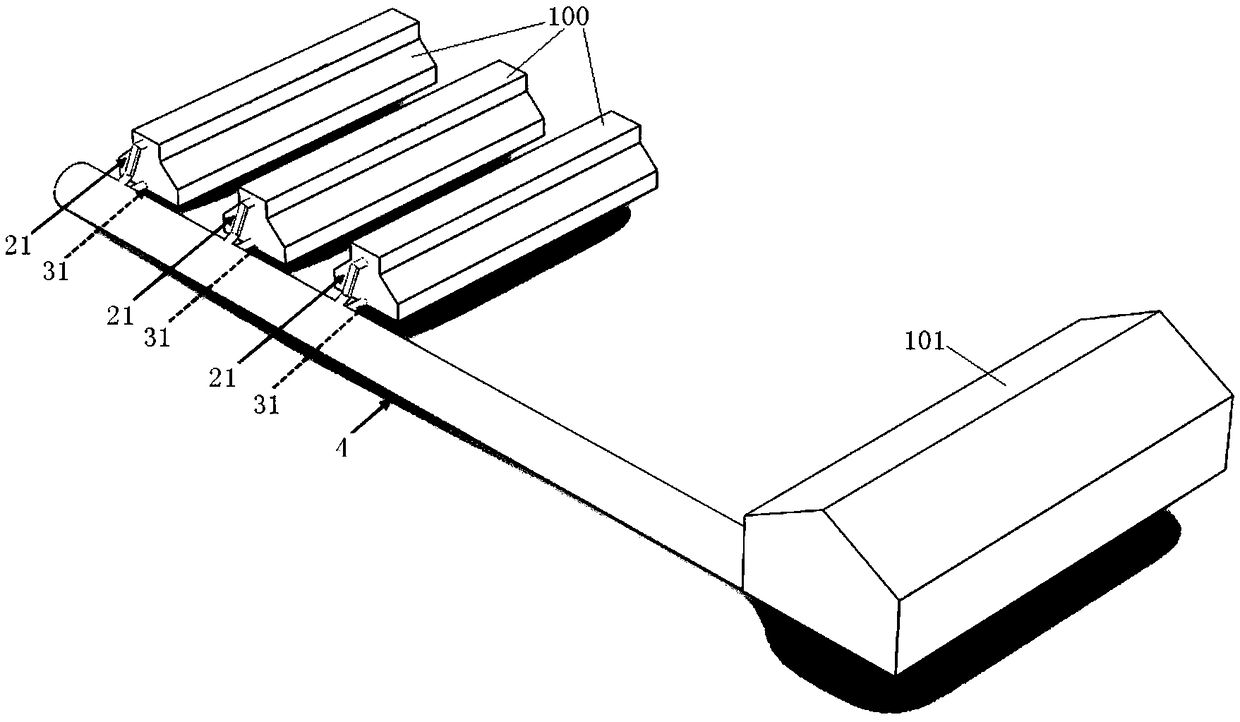 A combined conveying system for aluminum electrolysis high temperature flue gas and aluminum cladding