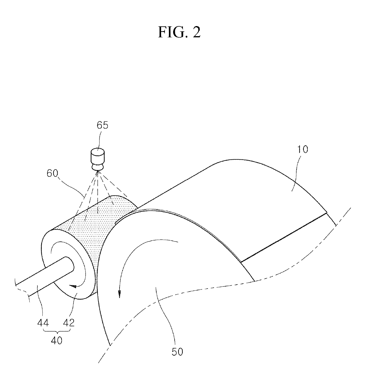 Curved stereoscopic image display device and manufacturing method thereof