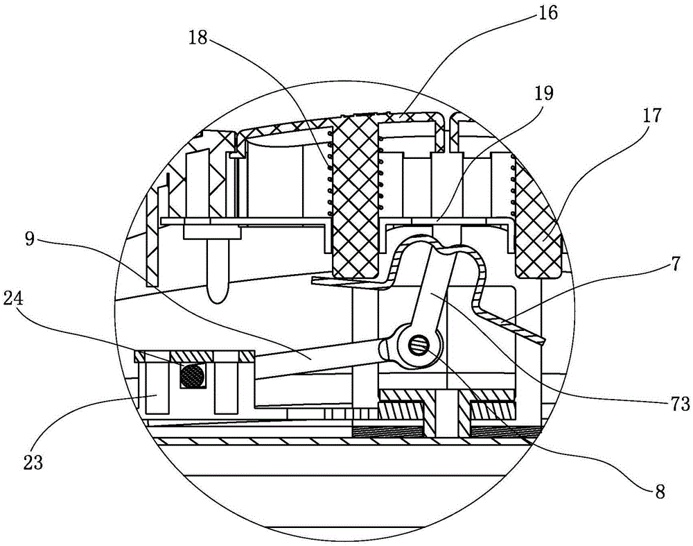 Improved opening-closing structure of clamp pressure cooker