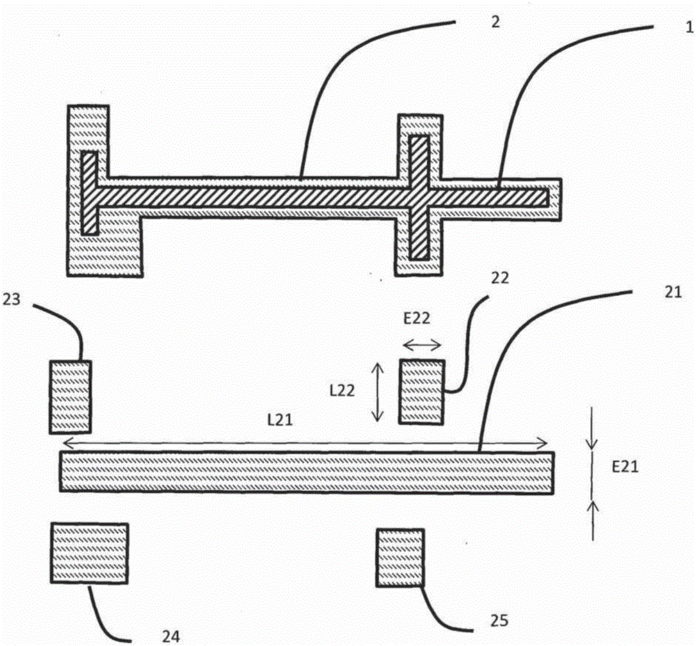 Extruded products for aeroplane floors made of an aluminium-copper-lithium alloy