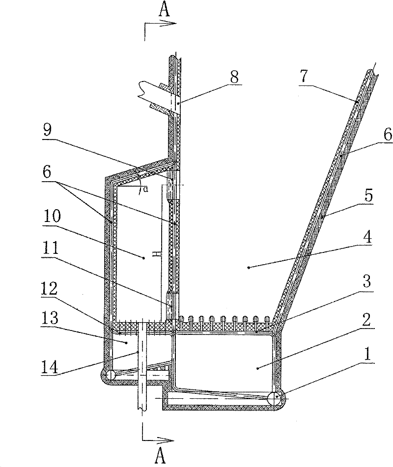 Slag sorting device