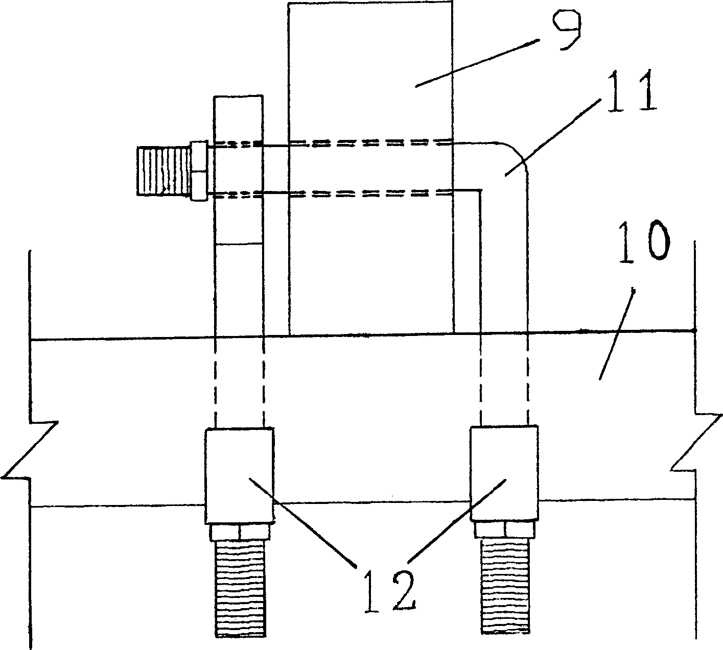 Wall body heat insulating construction method