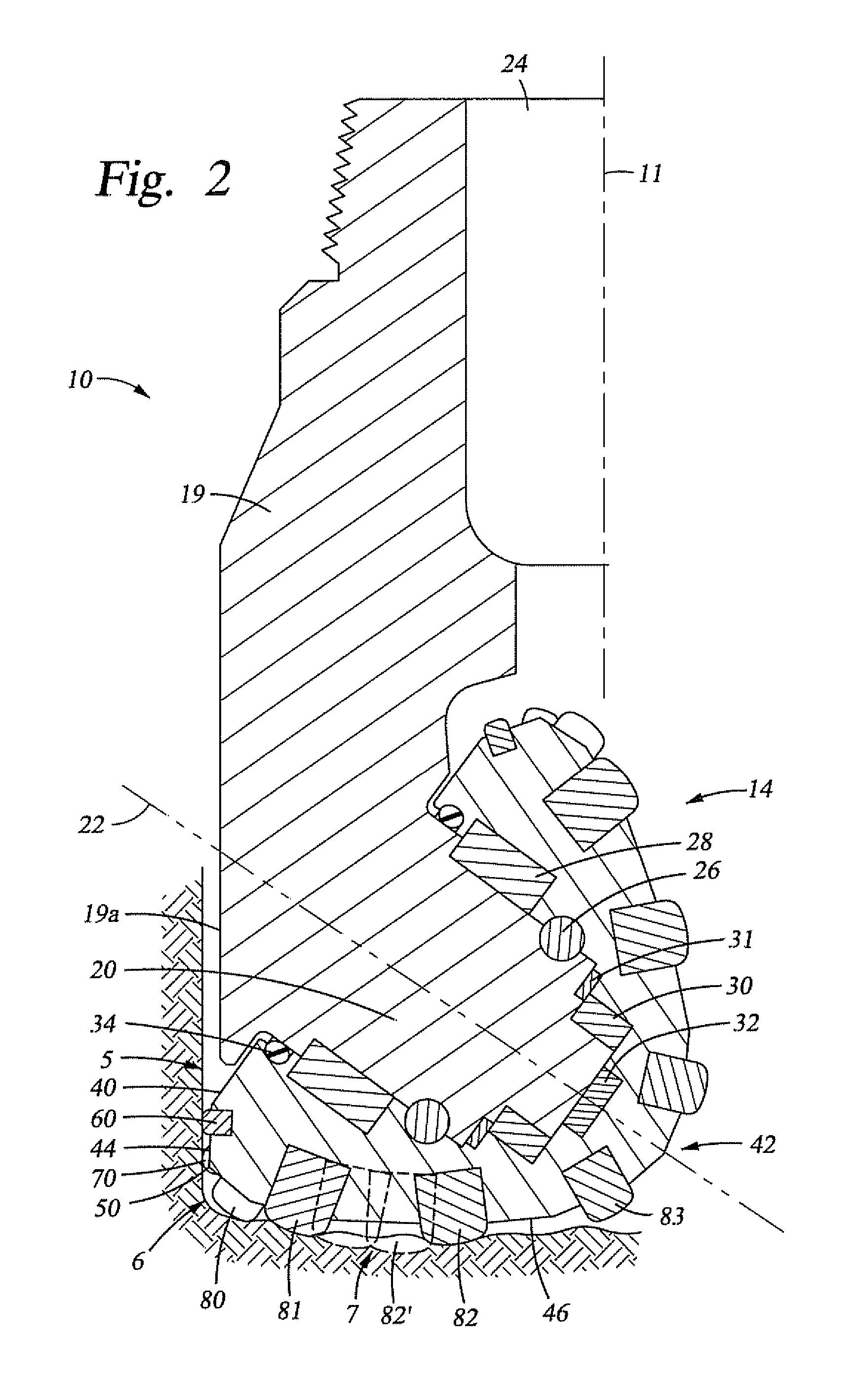 Drill bit and cutting inserts for hard/abrasive formations