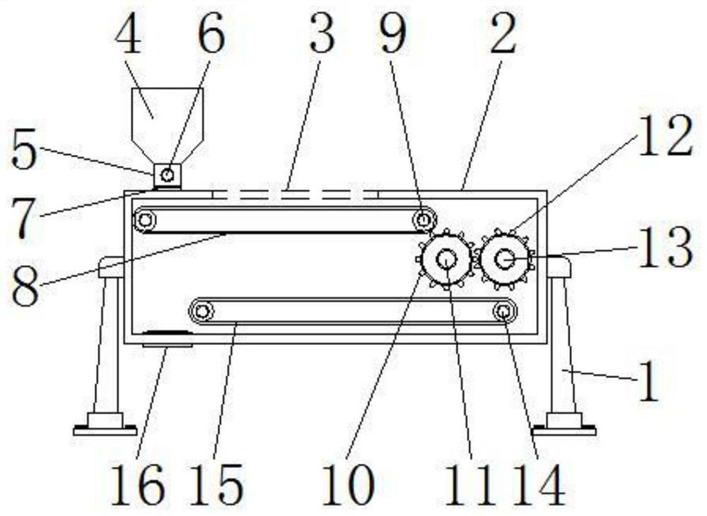 A dust-free crushing equipment for construction waste treatment