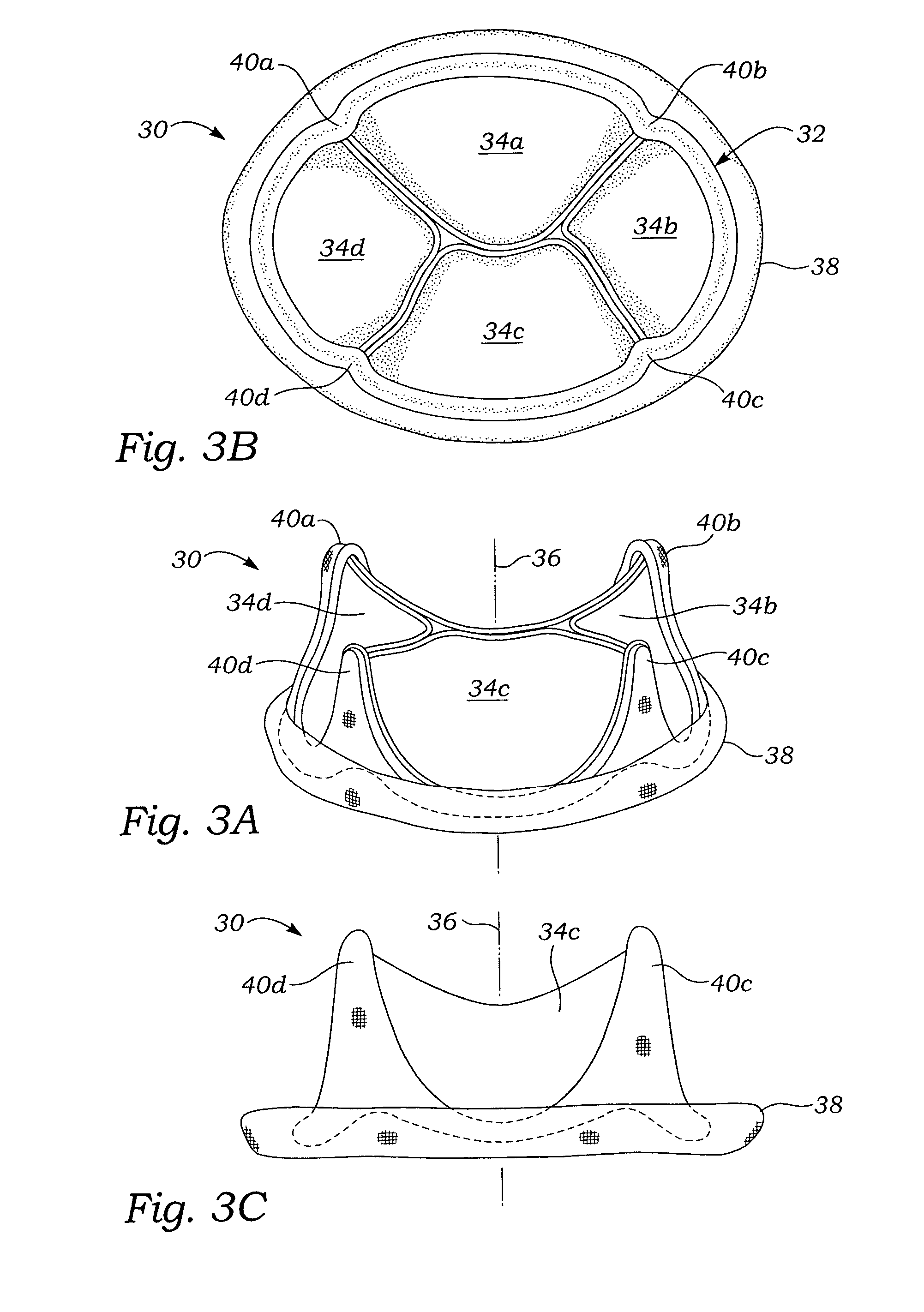 Four-leaflet stented mitral heart valve