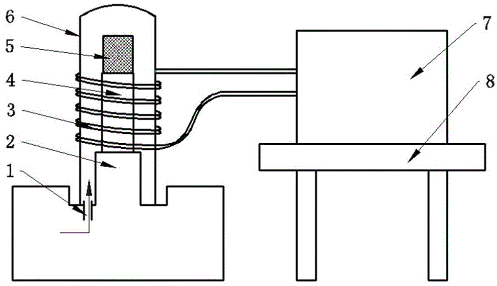 Self-propagating diamond carving grinding head and manufacturing method thereof