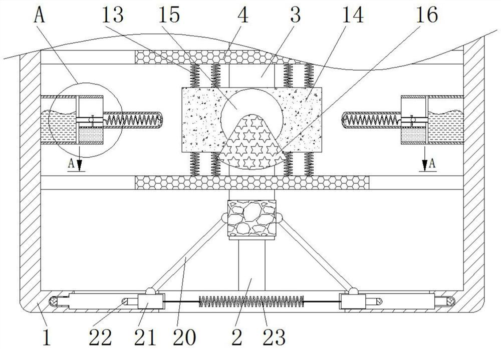 Tea leaf fixation device capable of performing uniform heating and preventing edge scorching