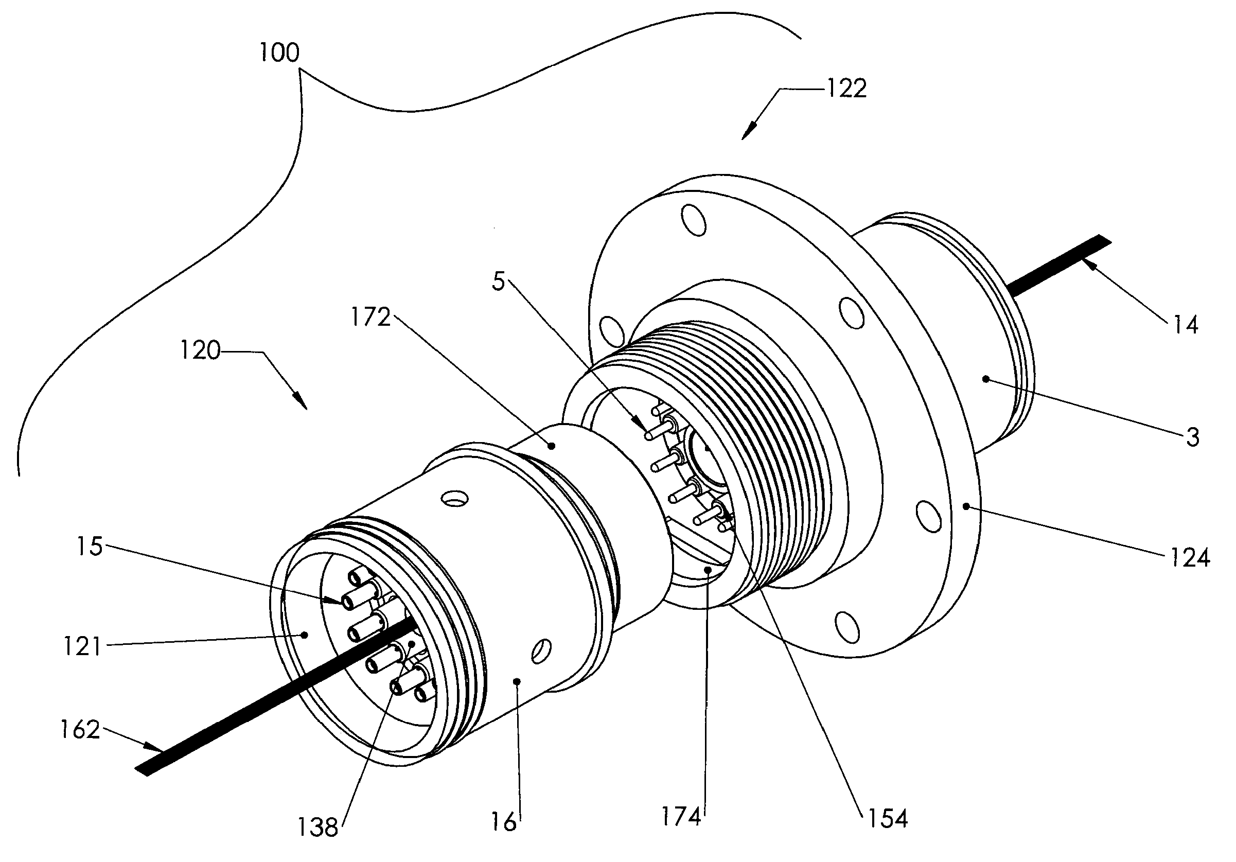 Dry mate connector