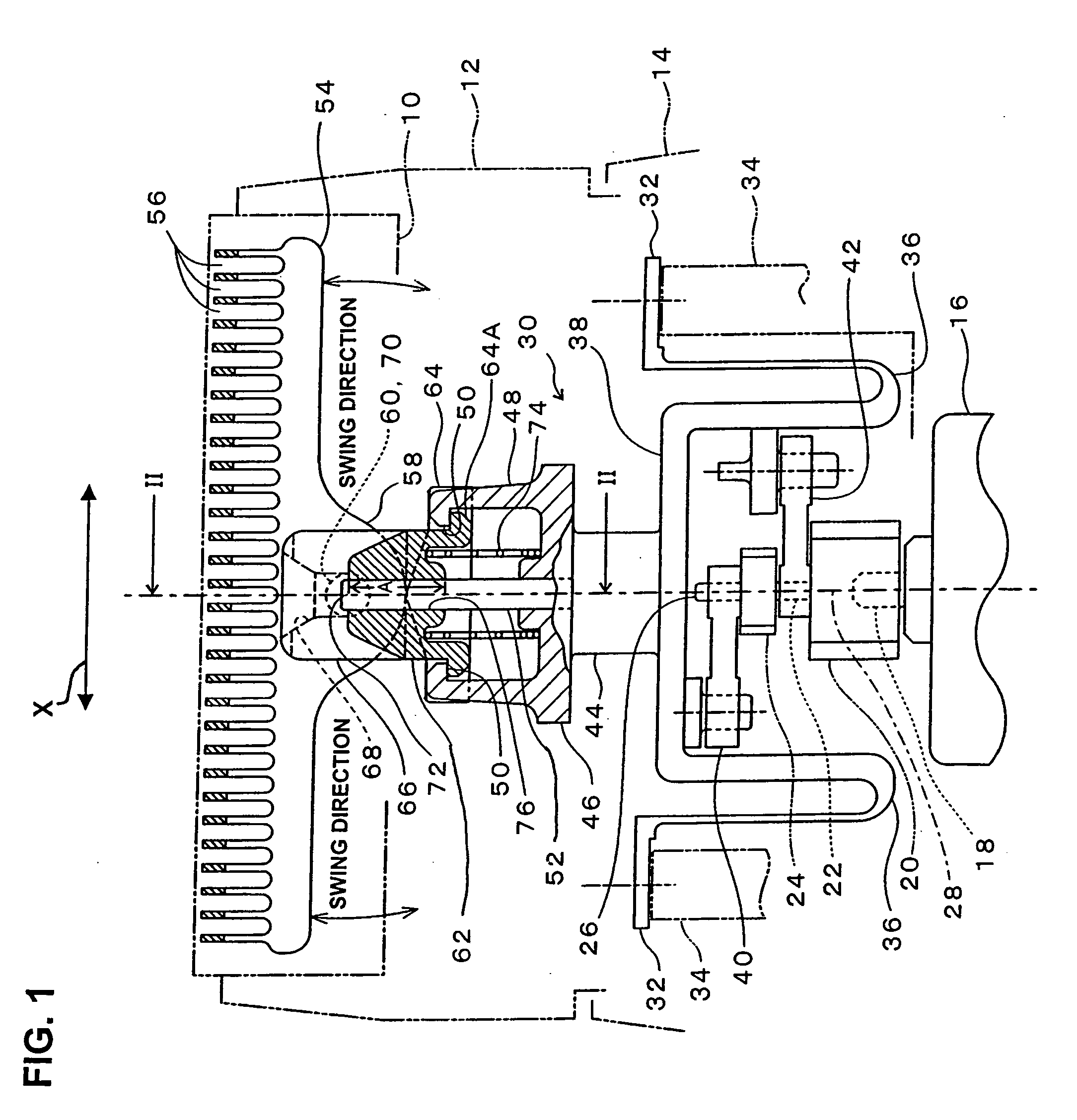 Reciprocating-type electric shaver