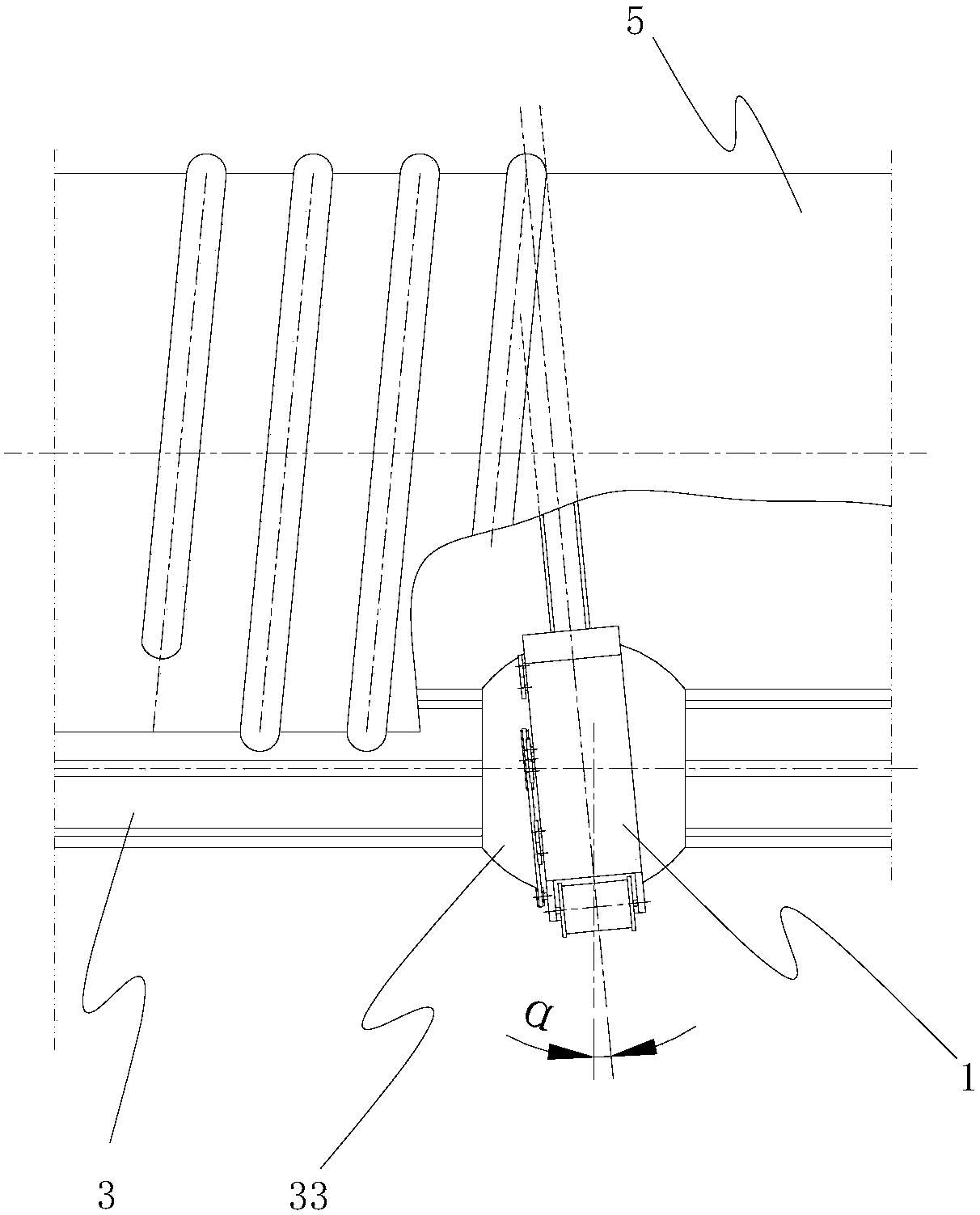 A method of using a spiral half-pipe automatic winding system