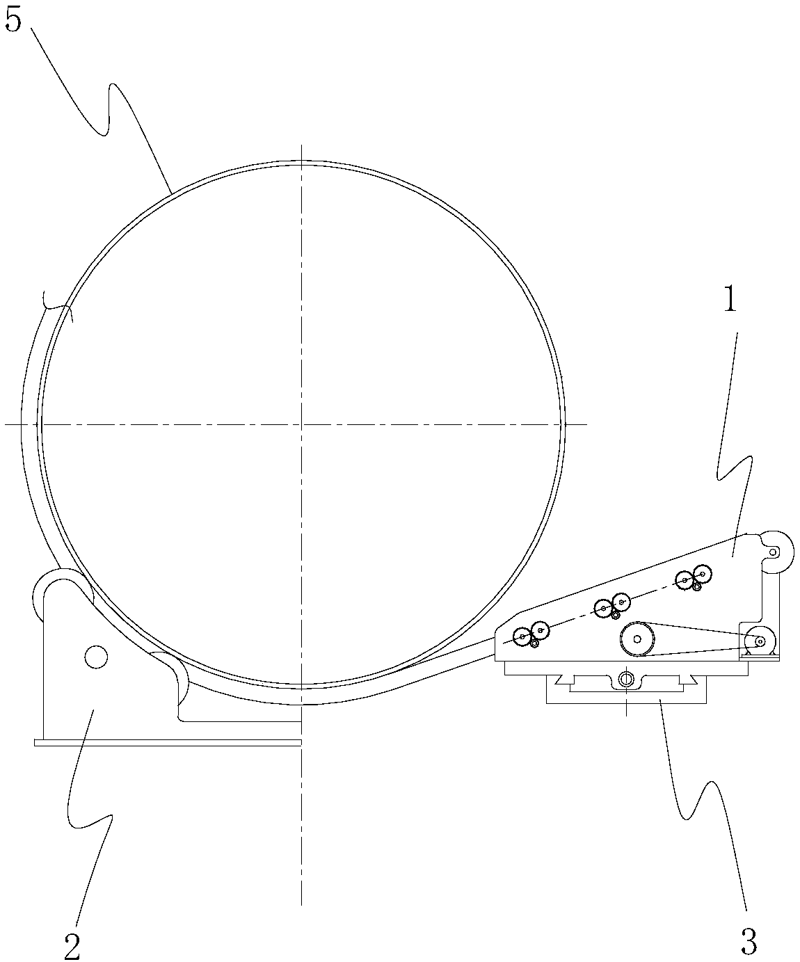 A method of using a spiral half-pipe automatic winding system