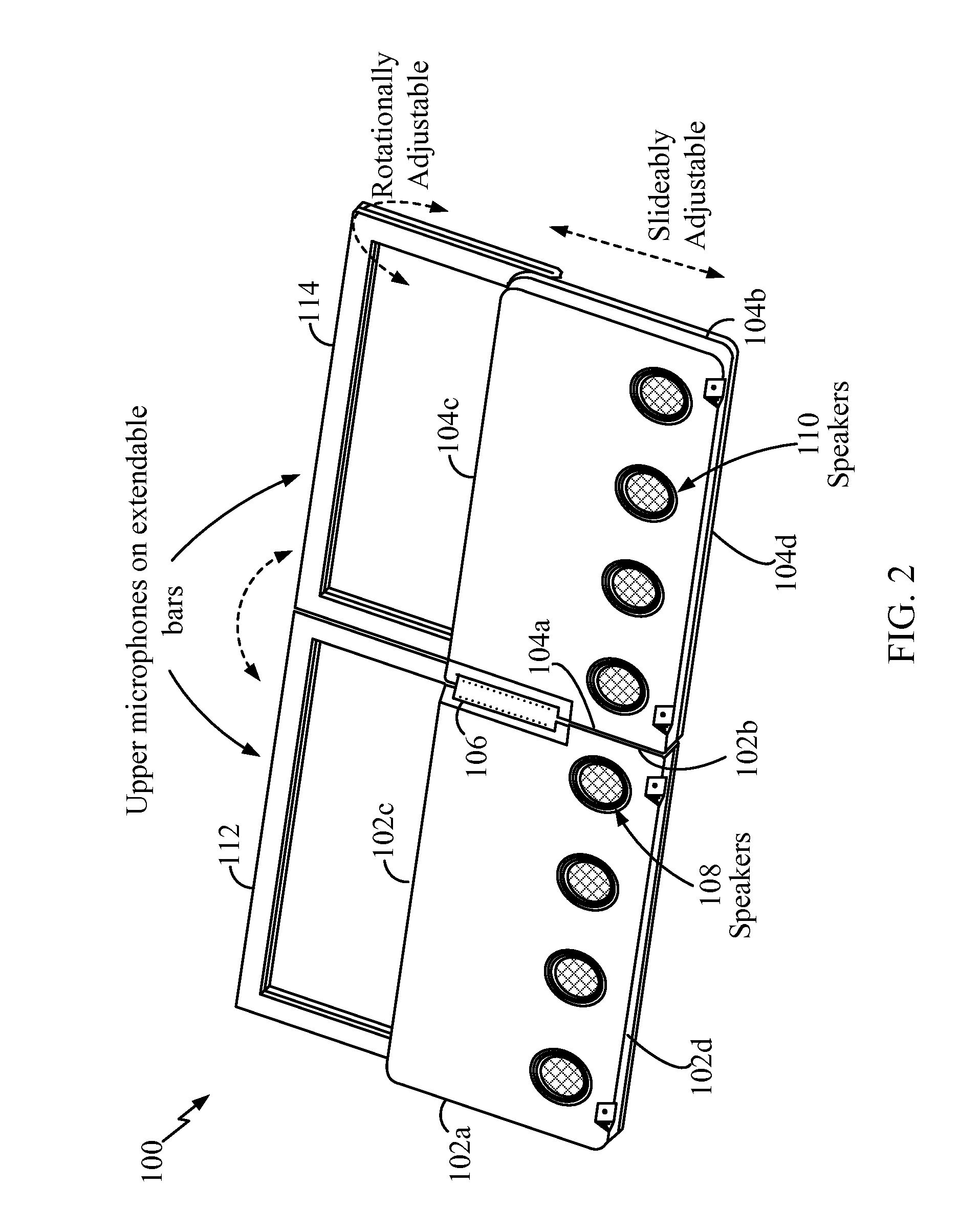 Optimizing audio processing functions by dynamically compensating for variable distances between speaker(s) and microphone(s) in a mobile device