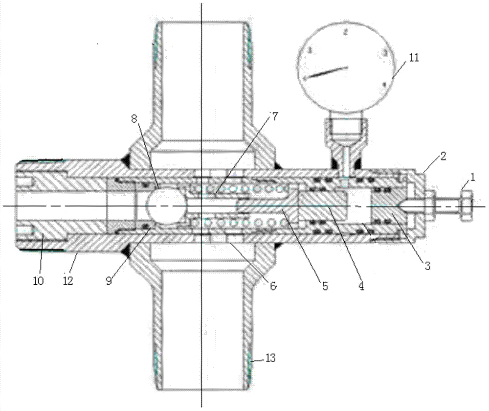 Access type associated gas recycling device