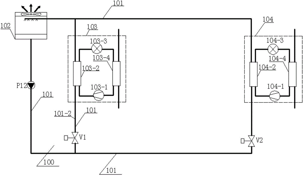 Internal-melt ice storage air-conditioning system and operating method thereof