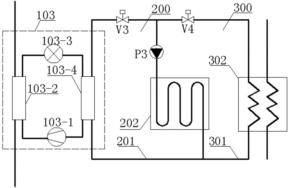 Internal-melt ice storage air-conditioning system and operating method thereof