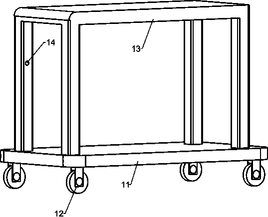 Floor wireway slotting device