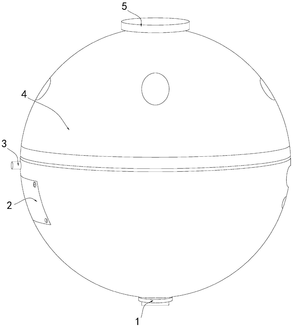 A portable fish feed spreading device for aquaculture