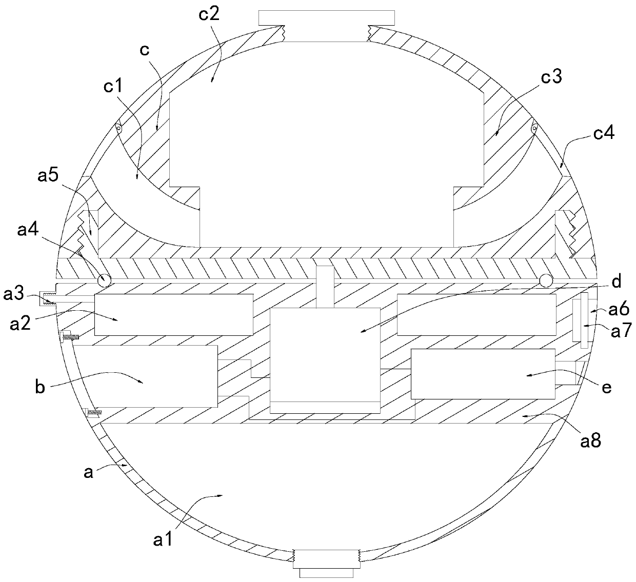 A portable fish feed spreading device for aquaculture