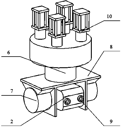 Unmanned aerial vehicle capable of performing monitoring shooting and controlling through smart glasses