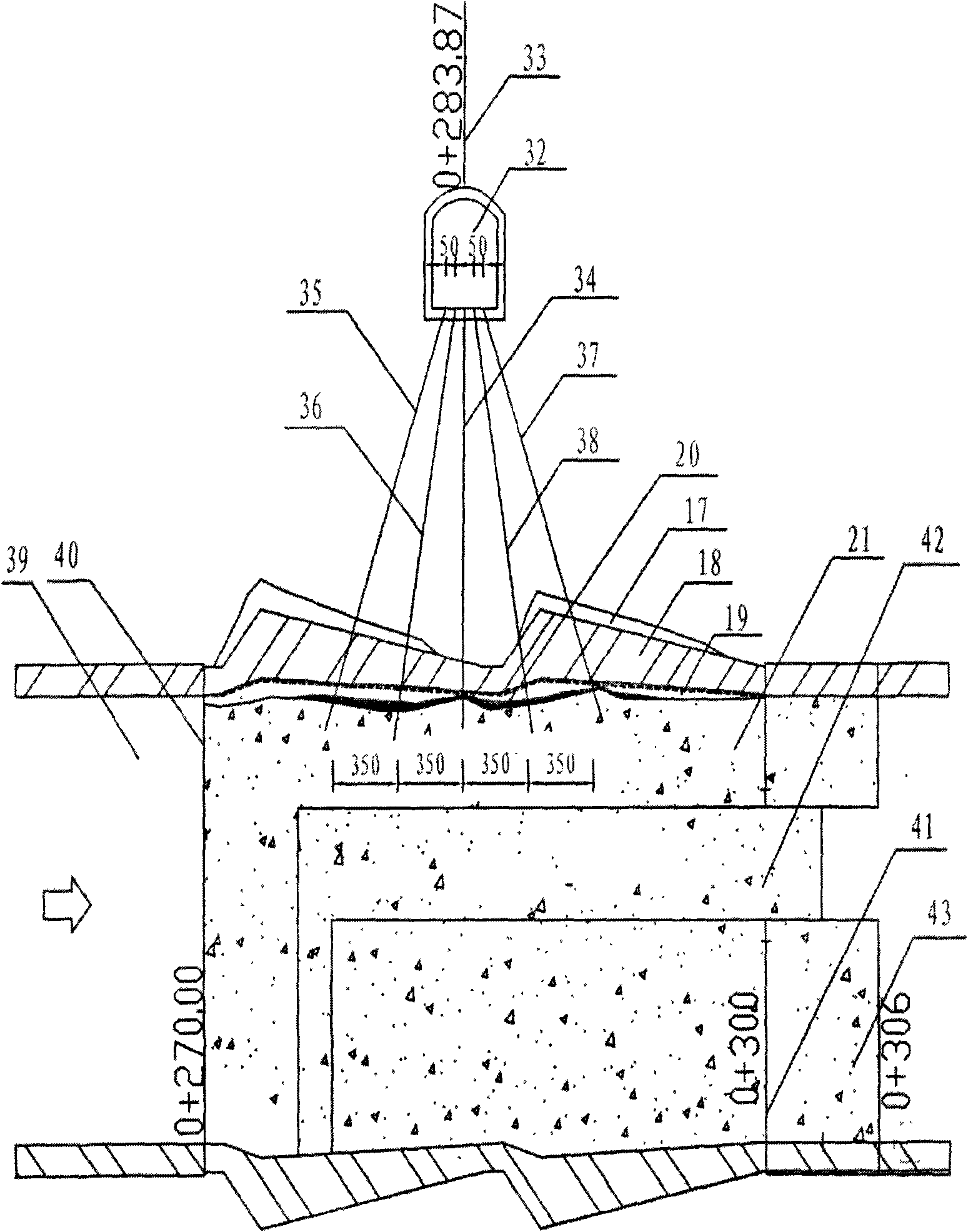 High-flow high-speed jet plugging grouting technique under high-pressure water head of hydropower station