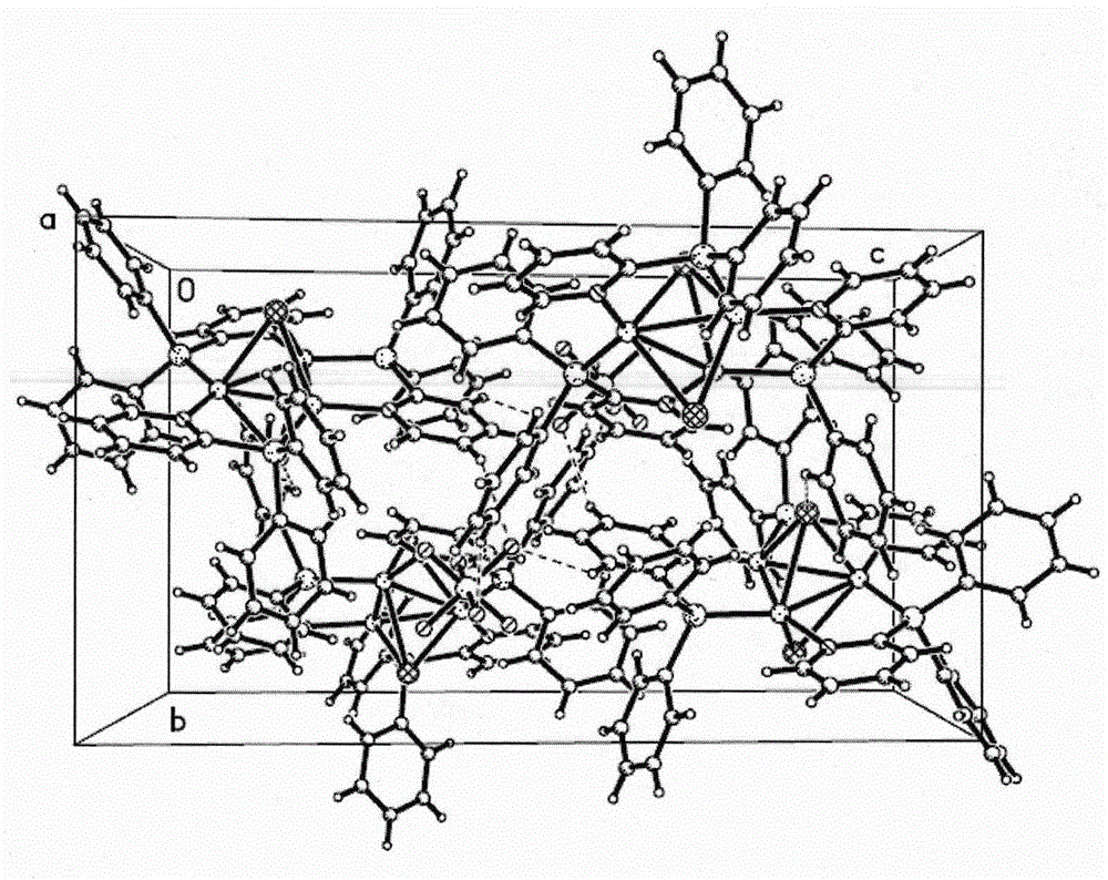 Cu3I2 cationic cuprous cluster compound green phosphor material