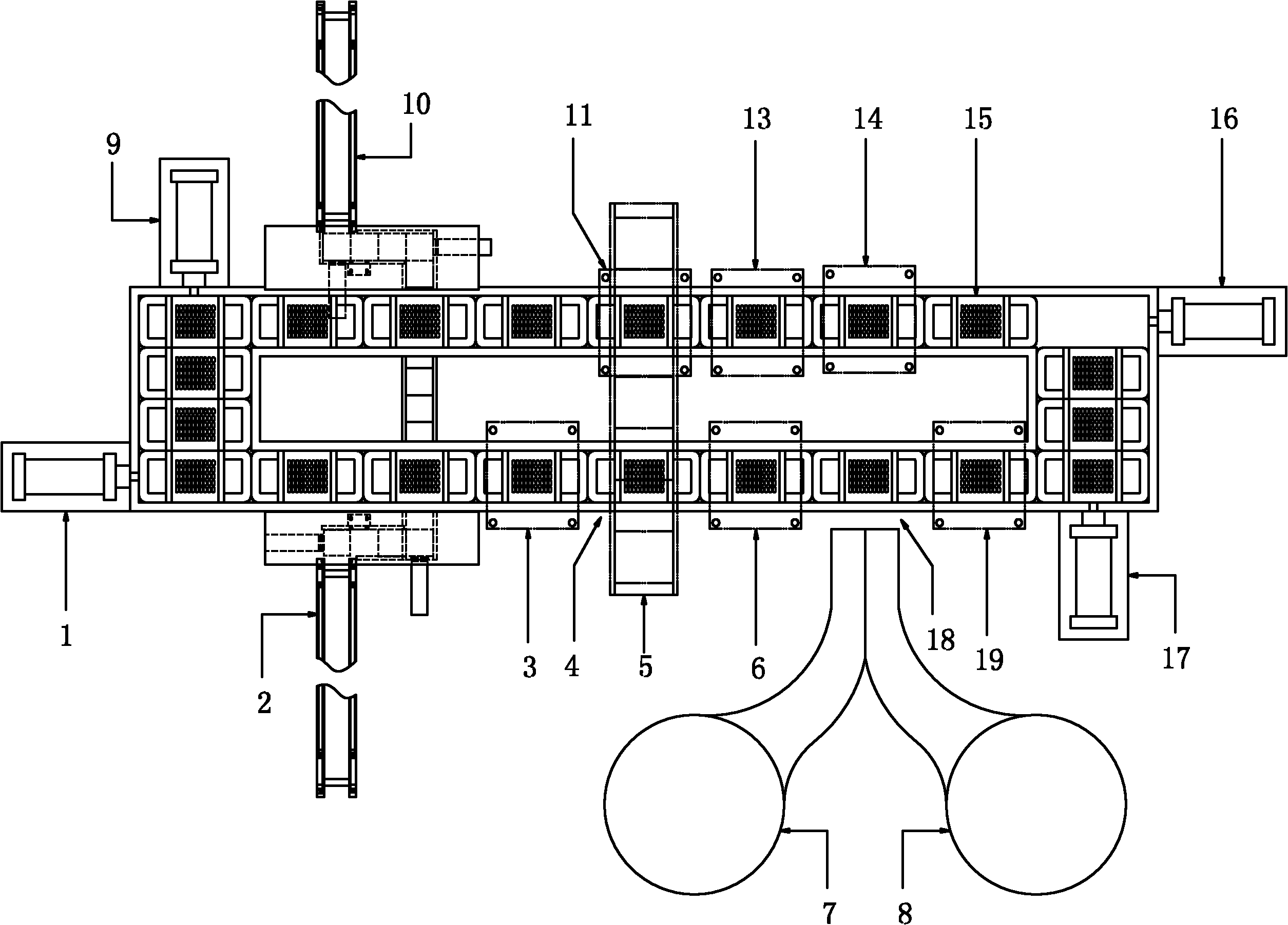 Automatic welding production line of lighter