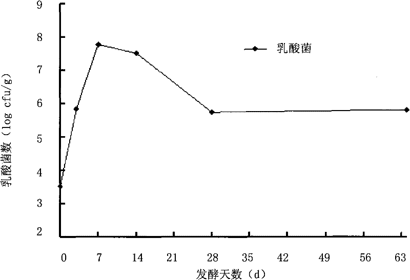 Low-concentrate type fermented total mixed ration for dairy cows and preparation method thereof