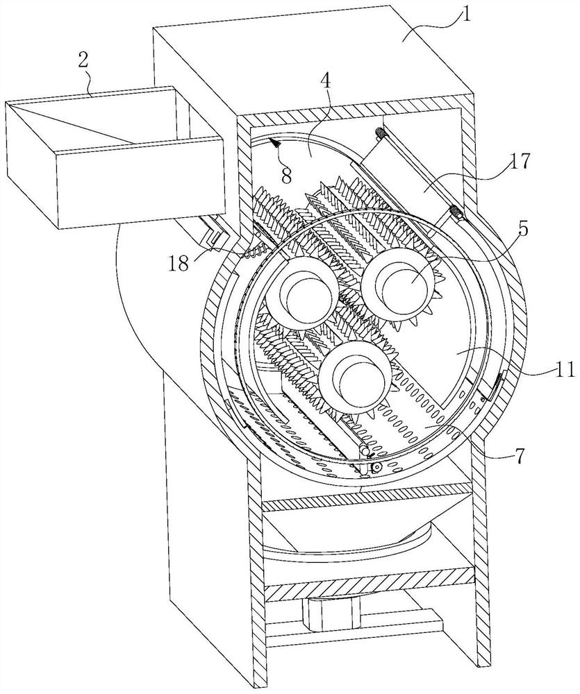 Waste thermosetting plastic regeneration device and regeneration process