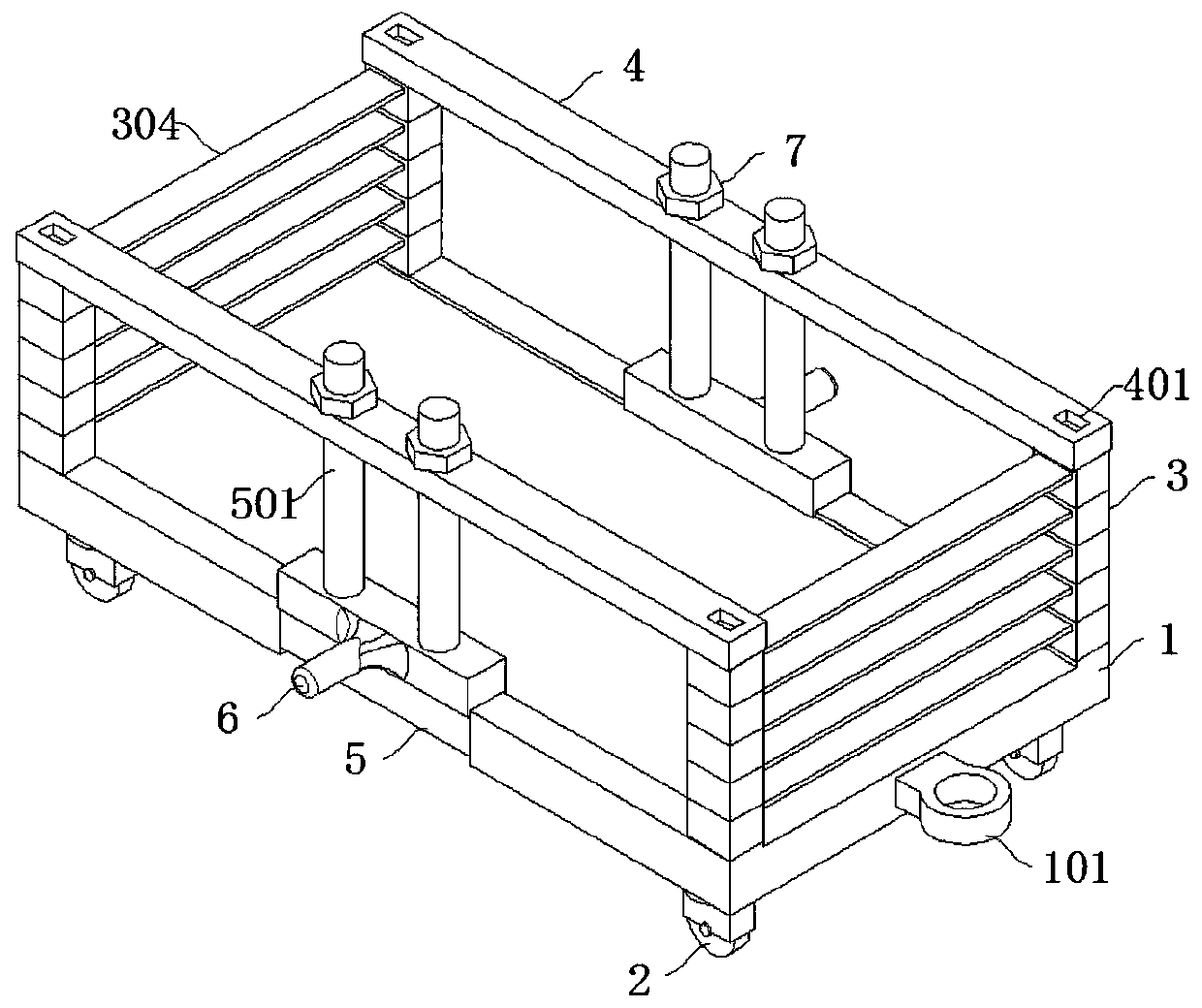 Building pipe fitting transportation device