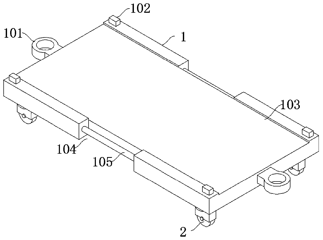 Building pipe fitting transportation device