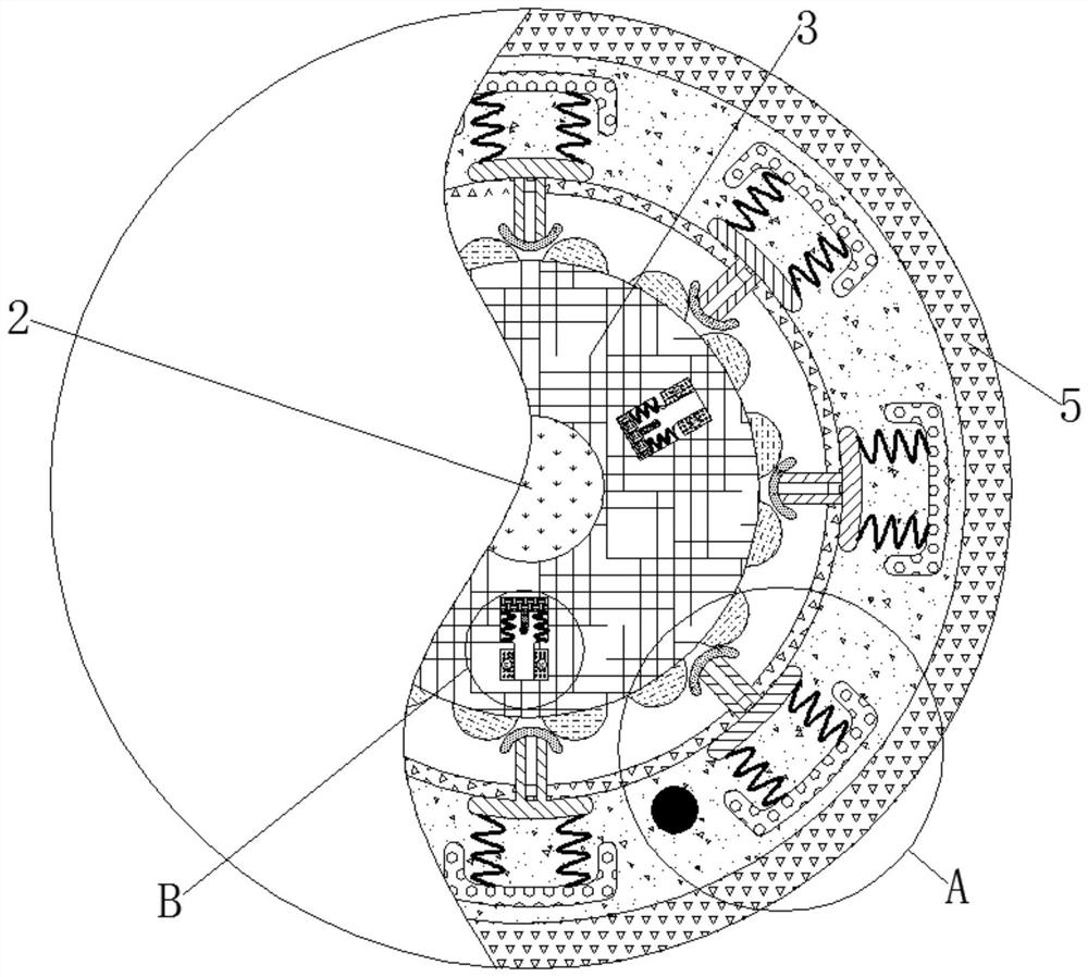 Production and machining device of cooling liquid conveying hose for machine tool machining