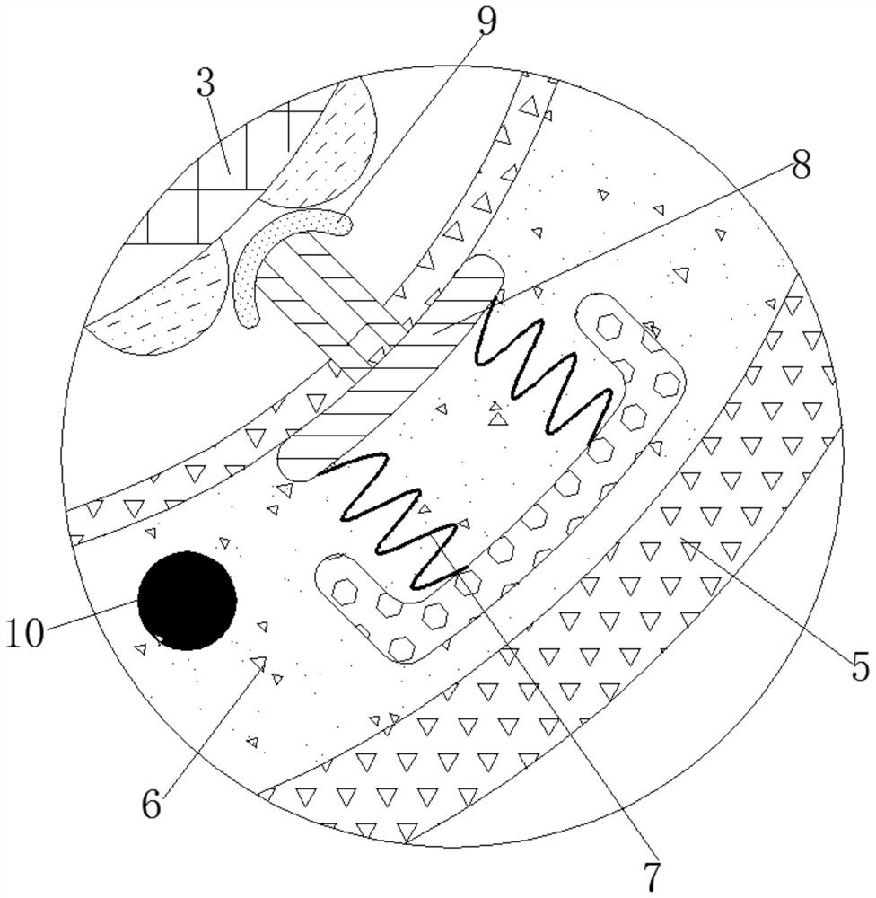 Production and machining device of cooling liquid conveying hose for machine tool machining