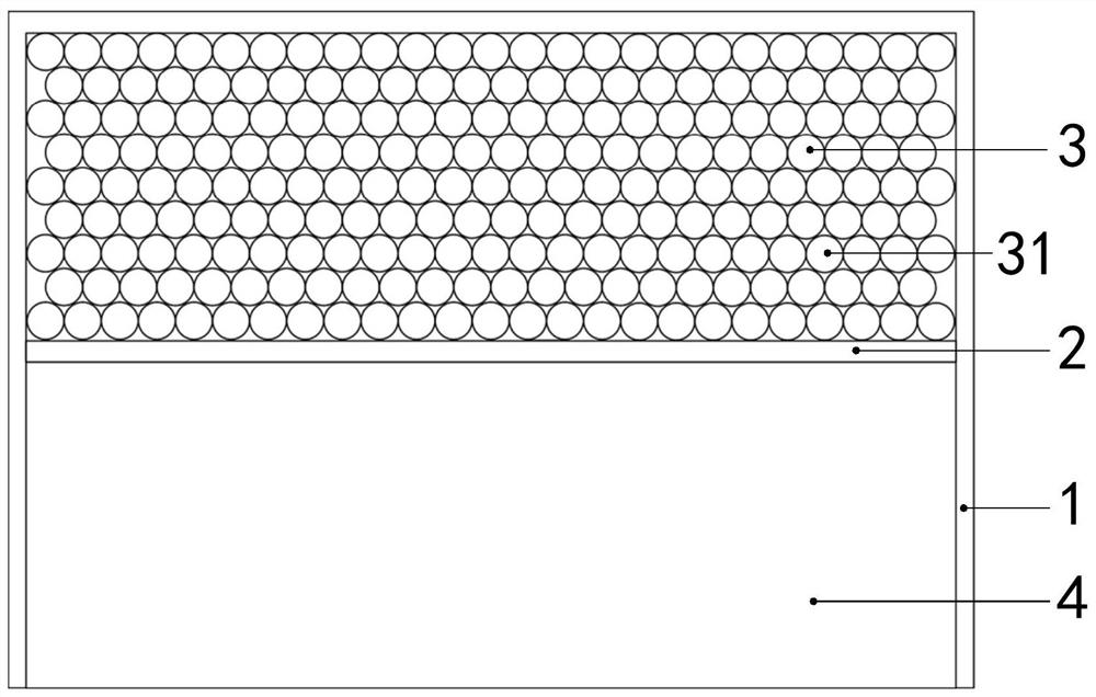 Multi-level composite protection structure and preparation method thereof