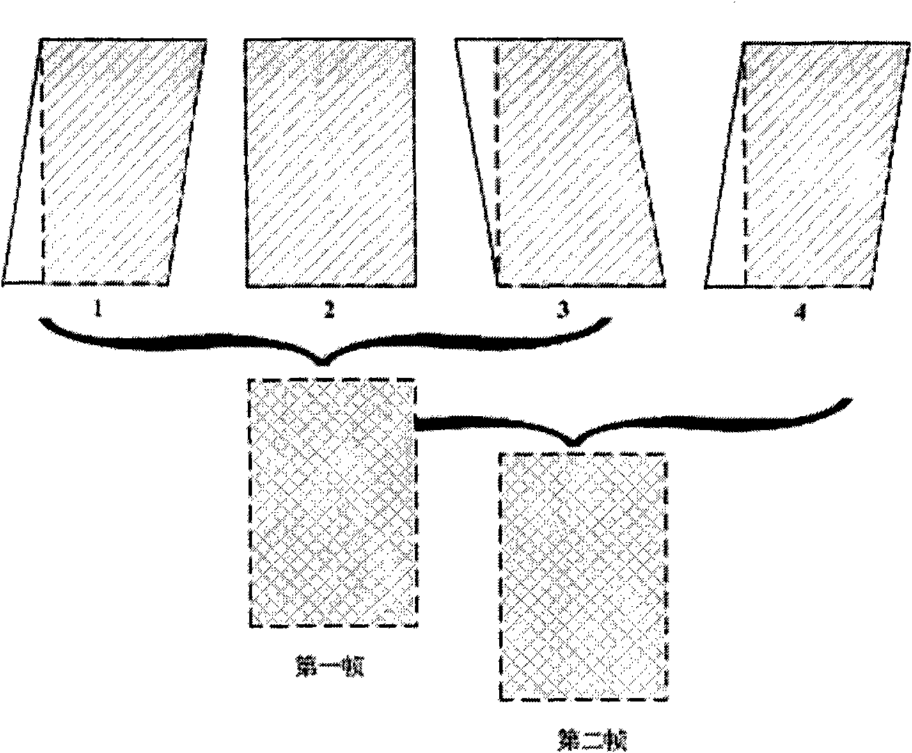 Spatial fusion method and spatial fusion device for ultrasonic imaging and ultrasonic imaging system