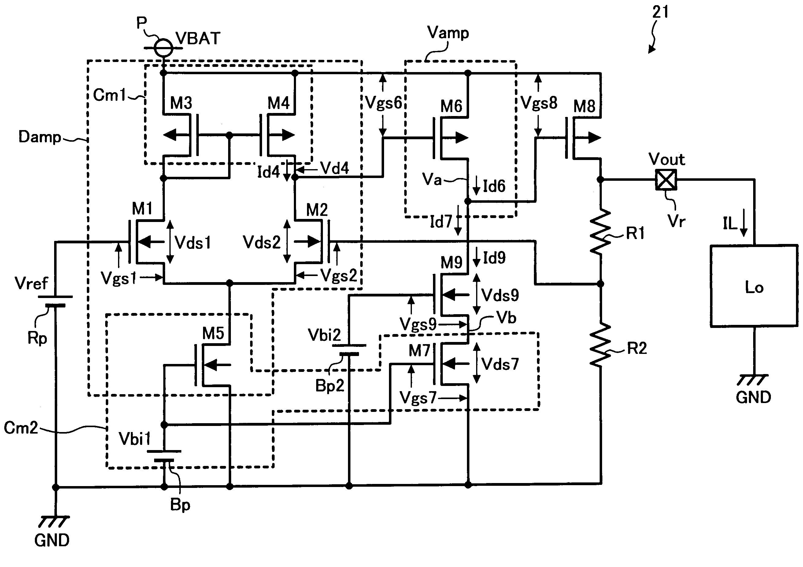 Method and apparatus for outputting constant voltage