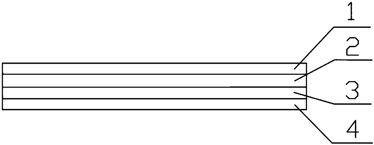 A kind of matte aluminized paper and preparation method thereof